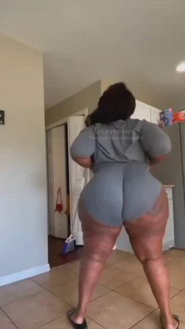 bbw big ass booty ebony twerking clip