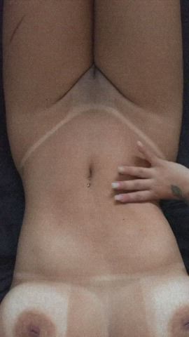 big tits naked tanlines clip