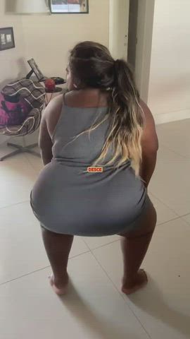 Ass BBW Big Ass Brazilian Dress Ebony clip