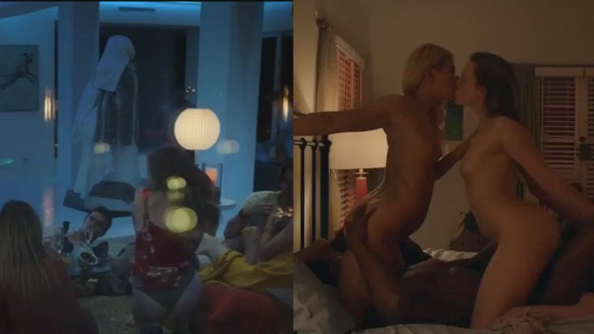 Celebrity Hayley Kiyoko Interracial Nude Riding Threesome clip