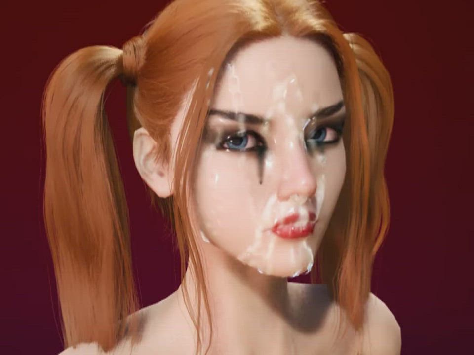3D Facial Gamer Girl clip