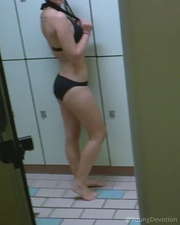 Chloe fucked in the swimming pool dressing rooms (Young Devotion)