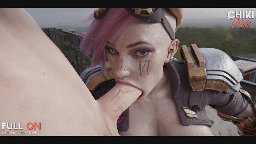 Vi's blowJob (Chikipiko)[Arcane]