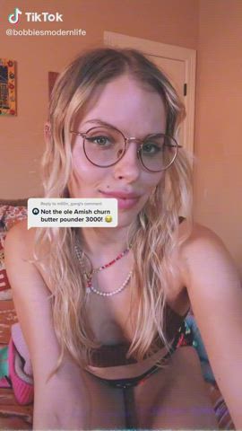 Glasses Handjob TikTok clip