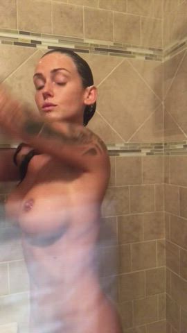 big tits onlyfans shaved pussy shower thick clip