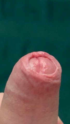 (25) Close up bead of precum