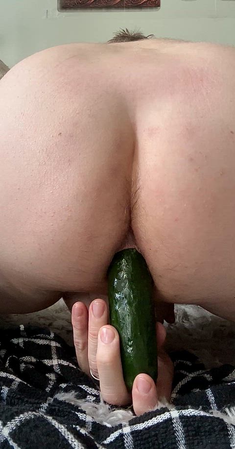 ass spread asshole cucumber dildo tight ass anal-sex bisexual gay-anal gay-slut clip