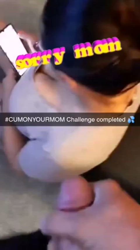 #CumOnYourMom challenge is going viral amongst teen boys. Extra points are given