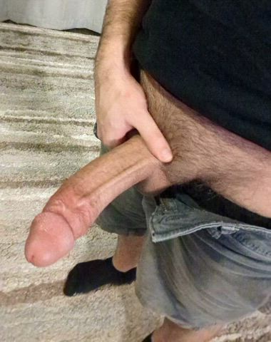Teasing and stroking my thick cock on a horny Tuesday