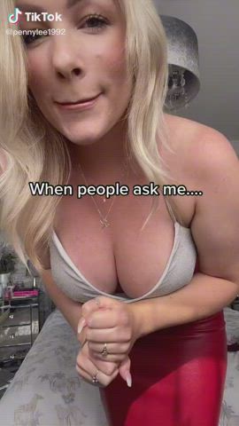 Cleavage Handjob TikTok Tongue Fetish clip