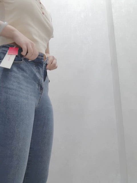 amateur asian ass babe cute fitting room jeans teen clip