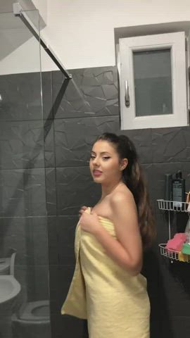 Nude Tits Towel clip