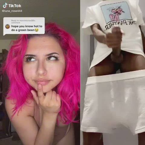 🤤Does anyone else know the name of this trend on tik tok?