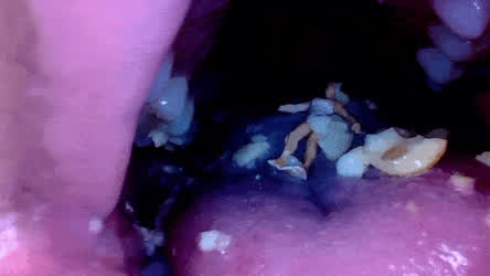Size Difference Swallowing Tiny Tongue Fetish clip