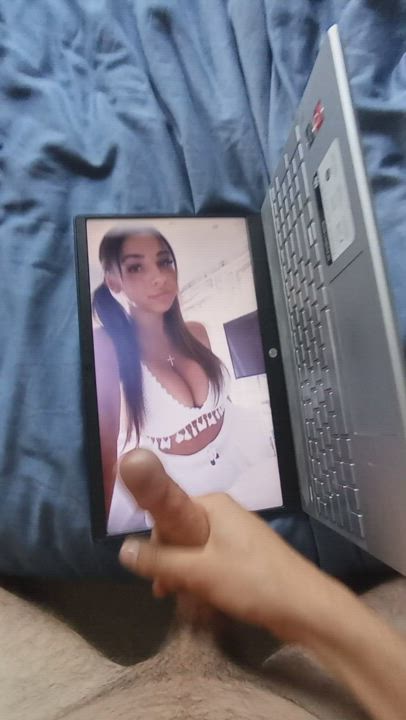 Just dropped this load over Alexuh1, she is so fkn hot n busty and her tiktok is