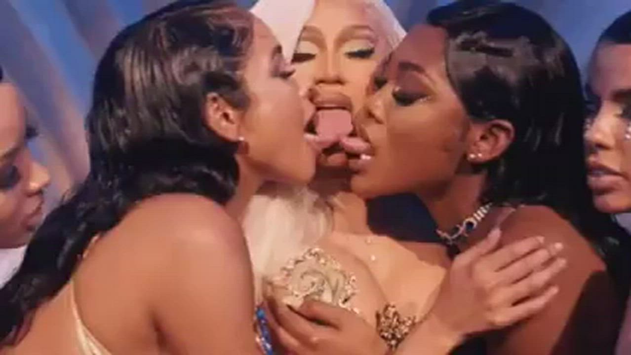 Cardi B makes me want to drop a load on all three of their tongues