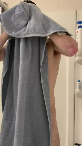 Sorry, is the towel in the way?