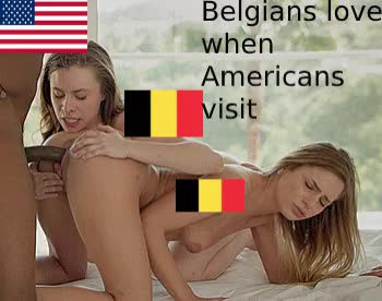 Belgians love American tourists