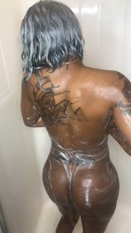 Big Ass Big Tits Ebony Tattoo clip