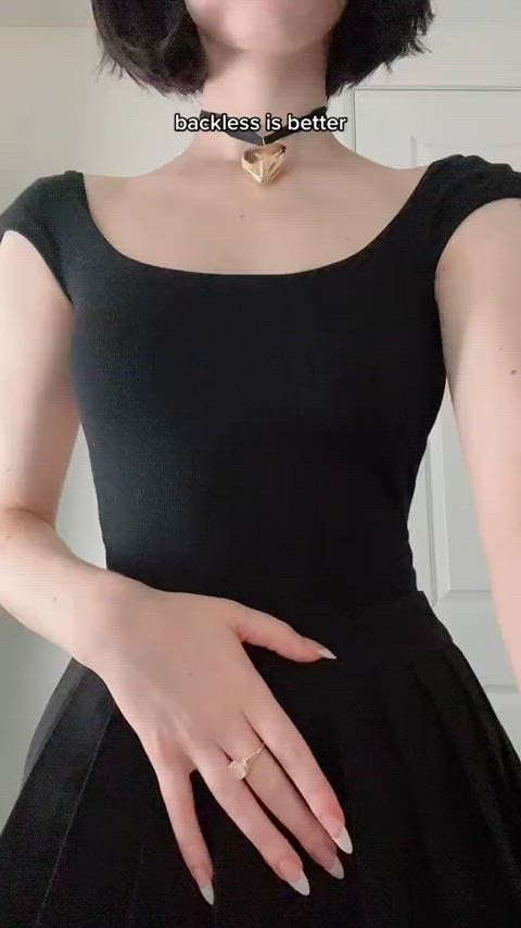 big ass goth teen tiktok clip