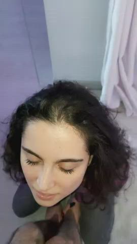 19 years old amateur clothed cumshot curly hair cute facial teen clip