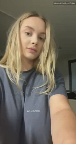Big Tits Blonde Bouncing Tits Natural Tits OnlyFans Shaking Titty Drop White Girl