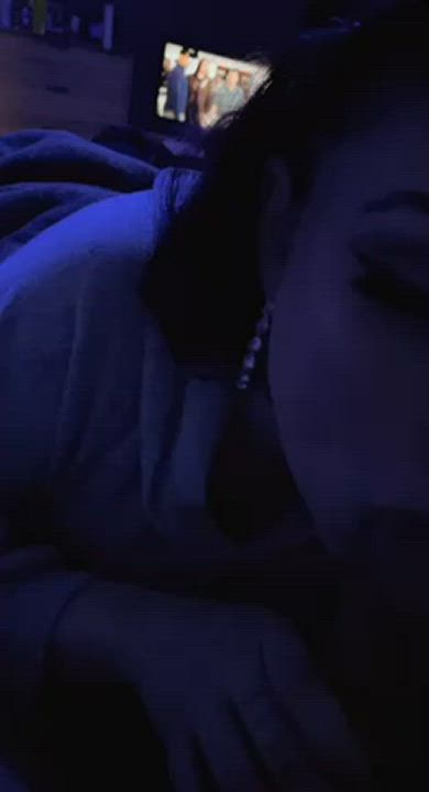 Big Dick Blowjob Deepthroat POV Pretty Spit Sucking clip