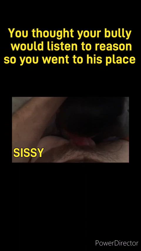 blowjob bully caption gay petite sissy sissy slut trans sissycaption clip