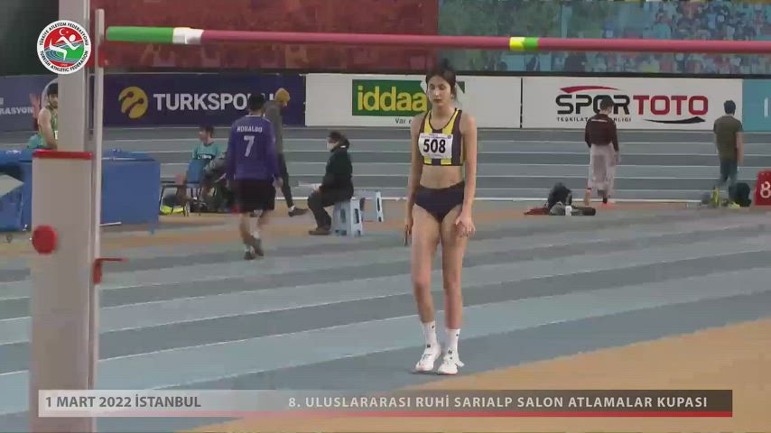 Turkish high jumper Merve Menekşe