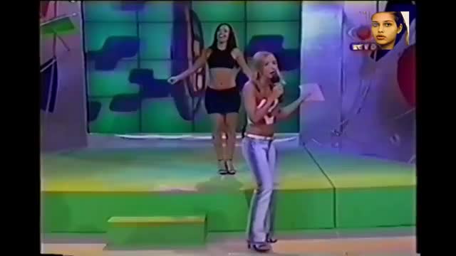 Stripping dancing beautiful girls on TV