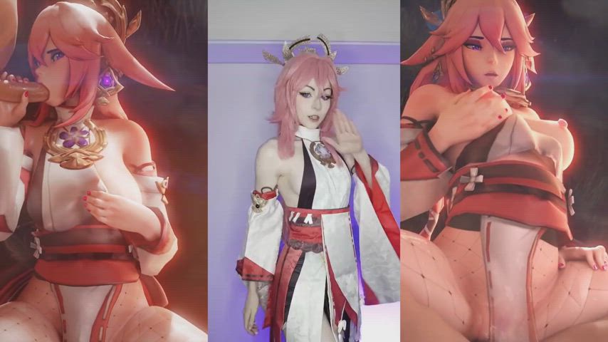 animation bwc babecock cosplay hentai split screen porn tiktok clip