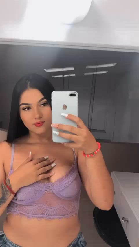 big tits boobs cute fetish latina selfie sex clip