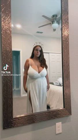 Busty Cleavage Dress clip