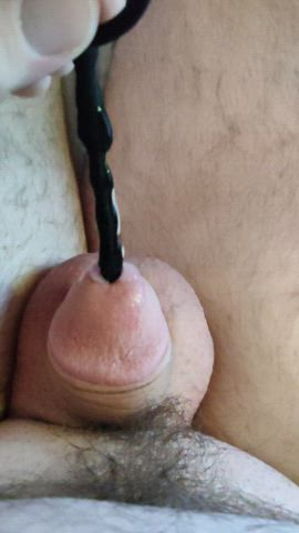 amateur cock homemade kinky masturbating sounding clip