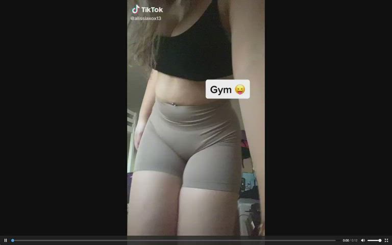 Ass Gym Shorts Thick clip