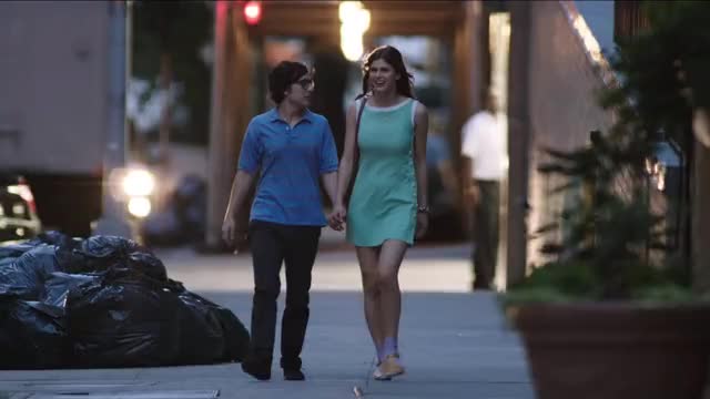 Alexandra Daddario - Baked in Brooklyn (2016) - walking down street in dress