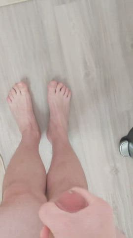 cum feet feet fetish clip
