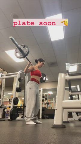 In the gym