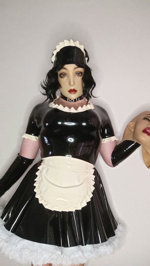 Welp you just got Gagged by a Latex Doll Maid!