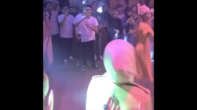 Hijab thots dancing in nightclub