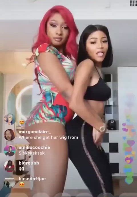 celebrity megan thee stallion twerking clip