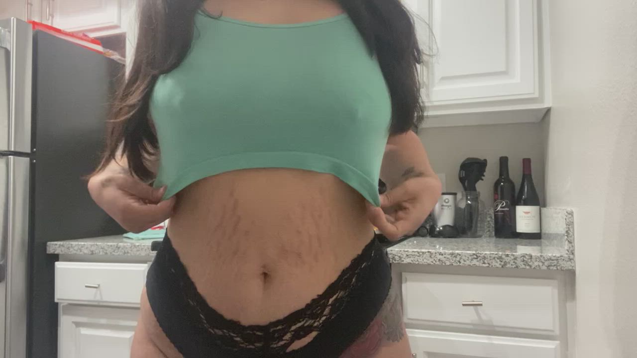Do you like my sweet little milf titties? You’re welcome to come and suck on them