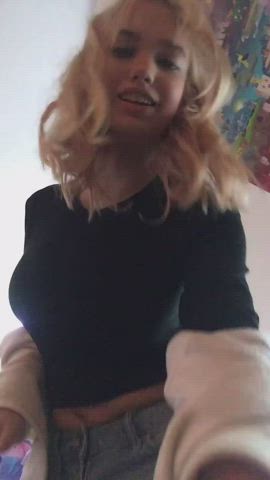 Blonde Huge Tits TikTok clip