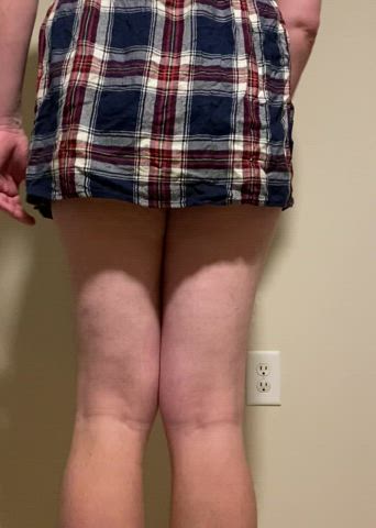 ass butt plug femboy gay schoolgirl sissy thong trans twink clip