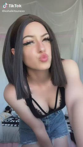 Ahegao Handjob TikTok Tongue Fetish clip