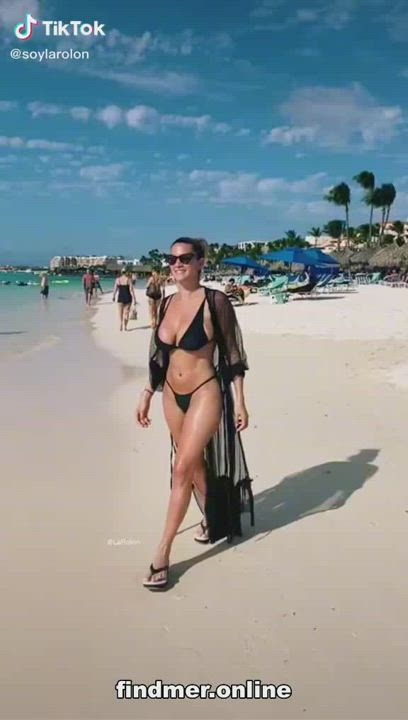 Amateur Beach Big Tits Bikini Dancing German Homemade Huge Tits Outdoor Teen TikTok