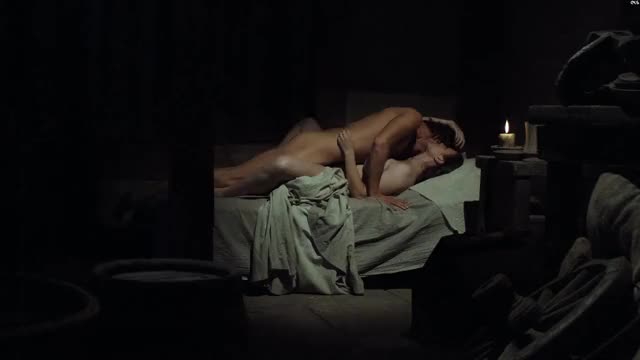 Hayley Atwell - The Pillars of the Earth (2010, Ep 7) - second sex scene (full seq)