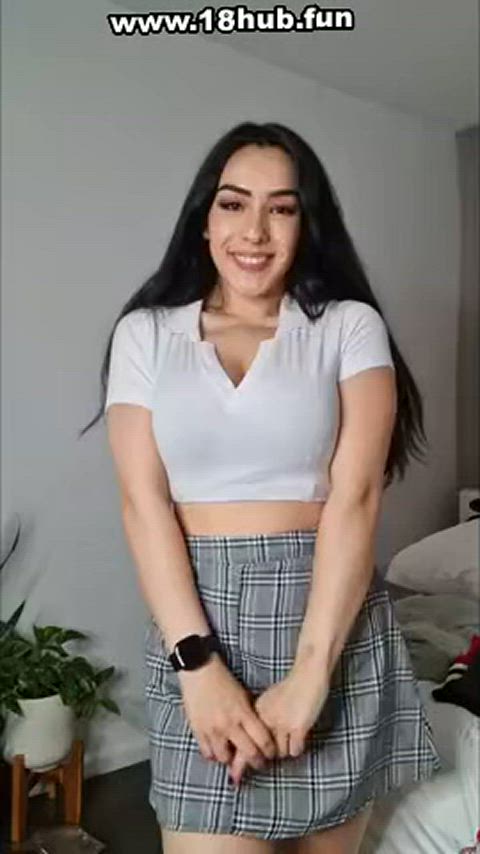 amateur big tits boobs camgirl cute orgasm sex tiktok clip