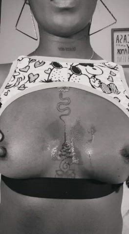 Big Tits Saliva Sensual Sex Tattoo Webcam clip