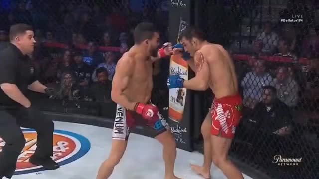 Patricky Pitbull wins his fight at Bellator 194 quite easily